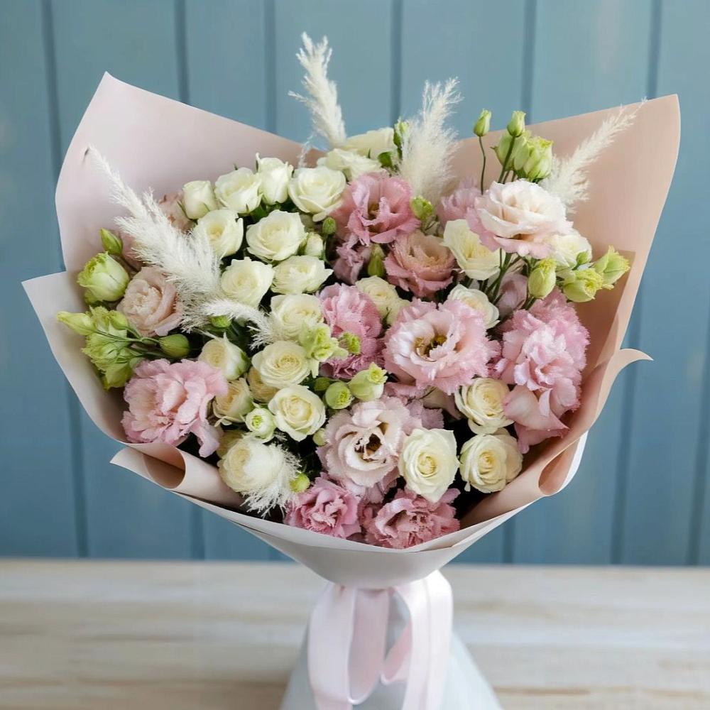 Букет цветов из: Альстромерии и Розы в Советской Ростовской области