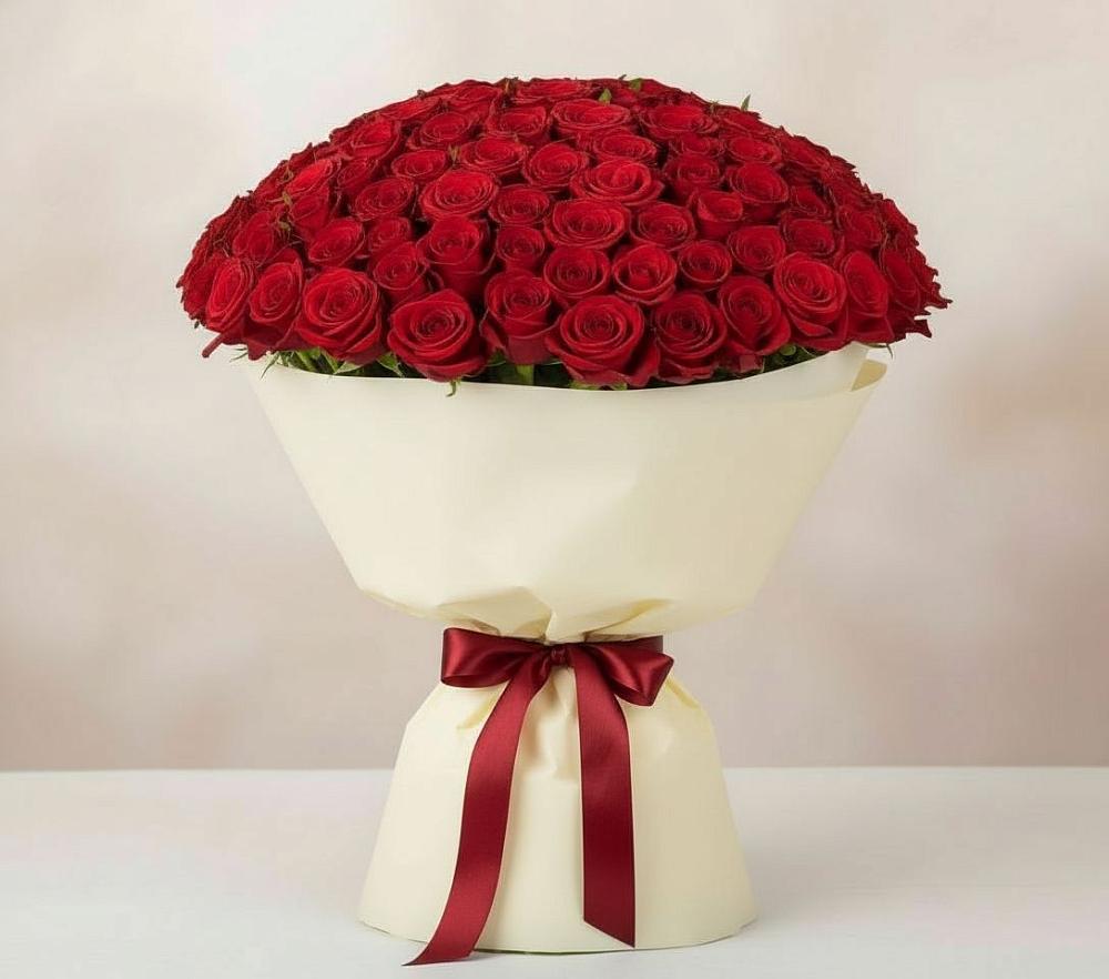 Букет 101 Красная роза Милано в Советской Ростовской области