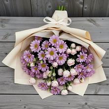 Букет цветов из:  Розы и Хризантемы в Советской Ростовской области