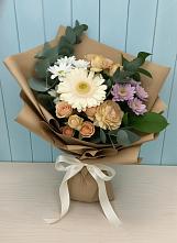 Букет цветов из:  Герберы и Хризантемы в Советской Ростовской области