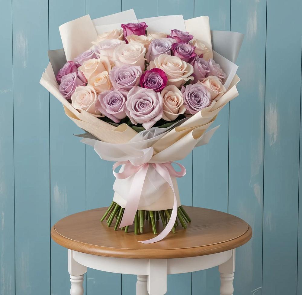 Букет цветов из: Розы в Советской Ростовской области