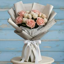 Букет цветов из:  Розы #REPLACE_PRED# Советской Ростовской области