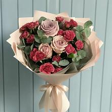 Букет цветов из:  Гвоздики и Розы #REPLACE_PRED# Советской Ростовской области