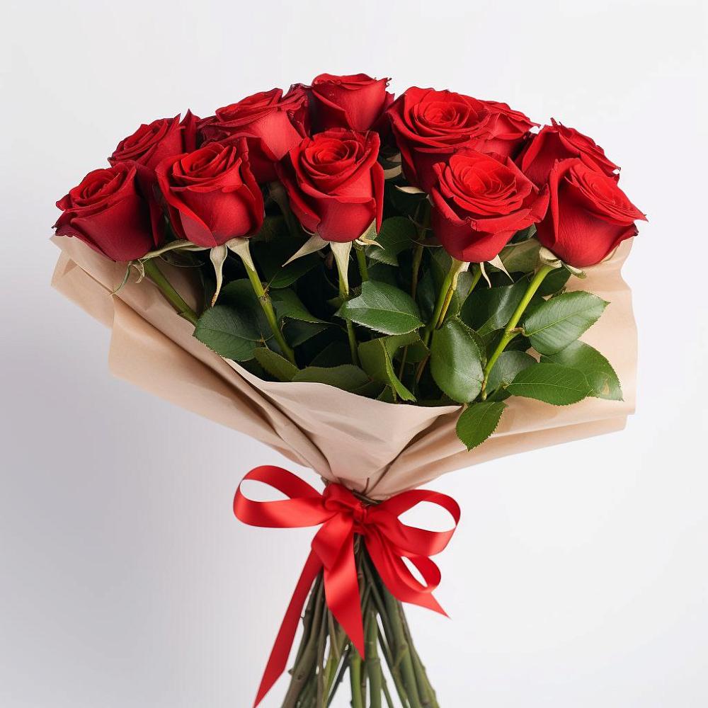 Букет 11 Красных роз Эдлесс Лав в Советской Ростовской области